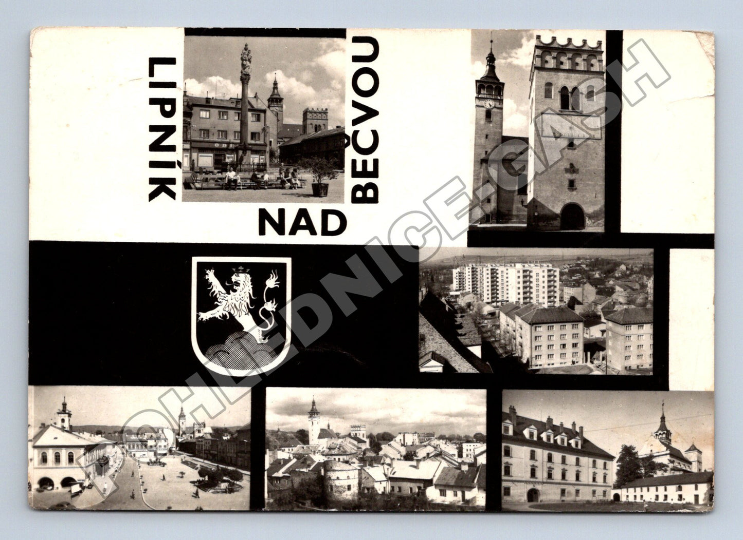 Pohlednice Lipník nad Bečvou různé pohledy (M36316)