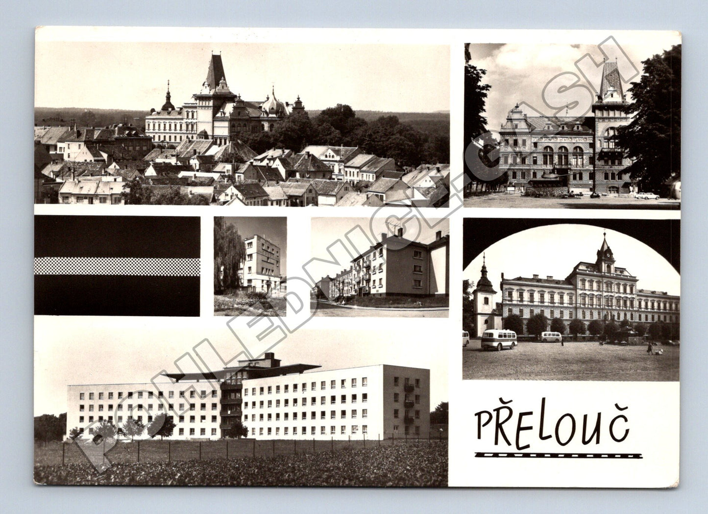 Pohlednice Přelouč různé pohledy 1978 (M36317)