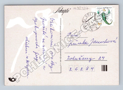 Pohlednice Velikonoce kuřátka a květiny 1990 (M36327)