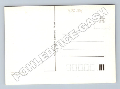 Pohlednice Velikonoce sněženky a vajíčka 1983 (M36331)