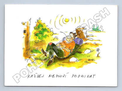 Pohlednice humorná Každej neumí podnikat 1998 (M36334)