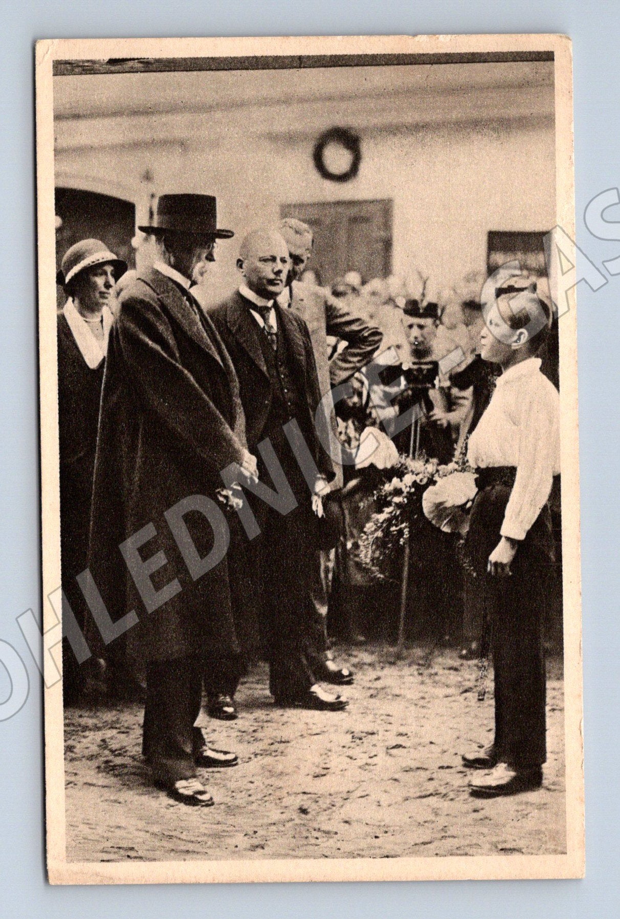 Pohlednice Masaryk v Hodoníně 1924 vítání (M3634)