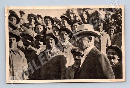 Pohlednice Masaryk u legií Amerika 1918 (M3636)