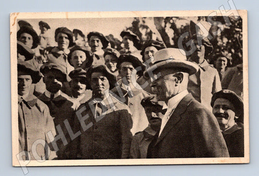 Pohlednice Masaryk u legií Amerika 1918 (M3636)