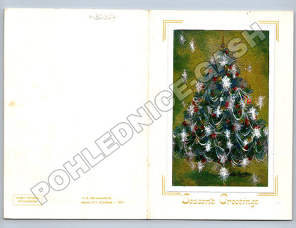 Pohlednice Vánoční strom Season's Greetings (M36364)