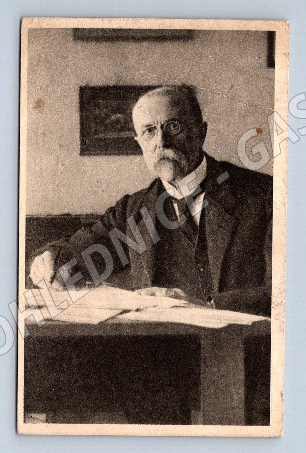 Pohlednice Masaryk u legií Rusko 1917 (M3637)