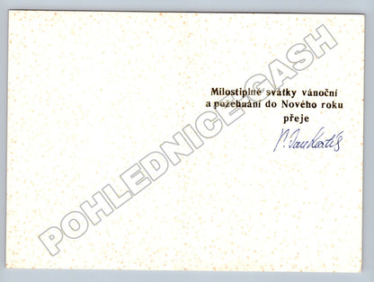 Pohlednice vánoční motiv Ježíšek M36377