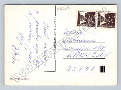 Pohlednice Novoroční motiv štěstí peníze (M36380)