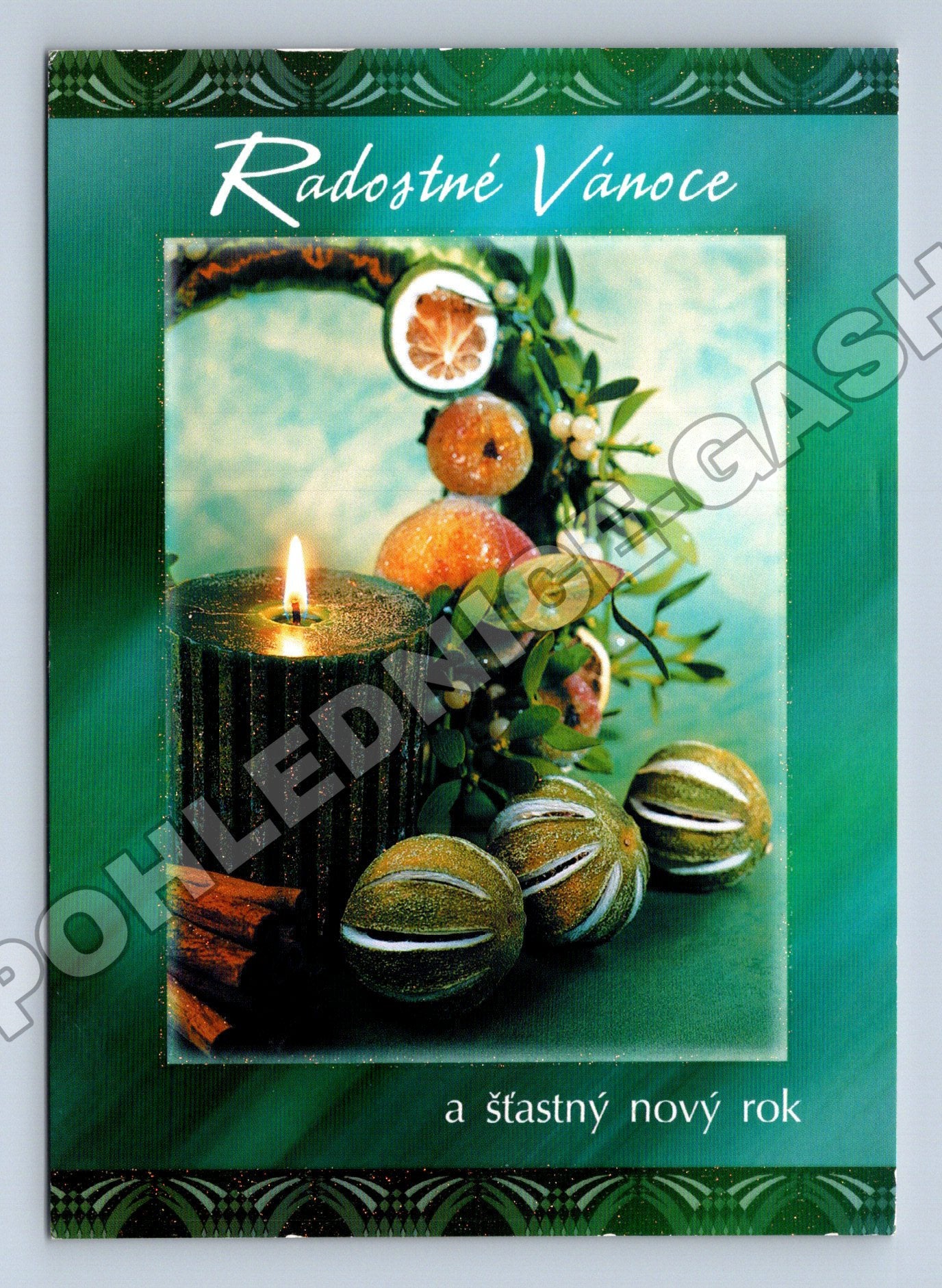 Pohlednice Vánoční novoroční motiv 2008 (M36383)
