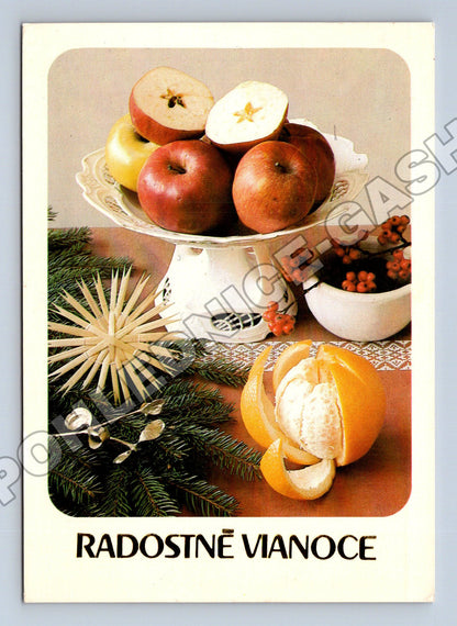 Pohlednice Radostné Vánoce 1988 (M36419)