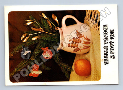 Pohlednice vánoční a novoroční motiv 1978 (M36420)