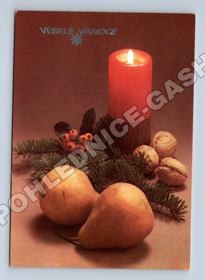 Pohlednice Vánoční zátiší 1963 (M36449)