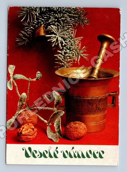 Pohlednice Vánoční zátiší 1982 (M36454)