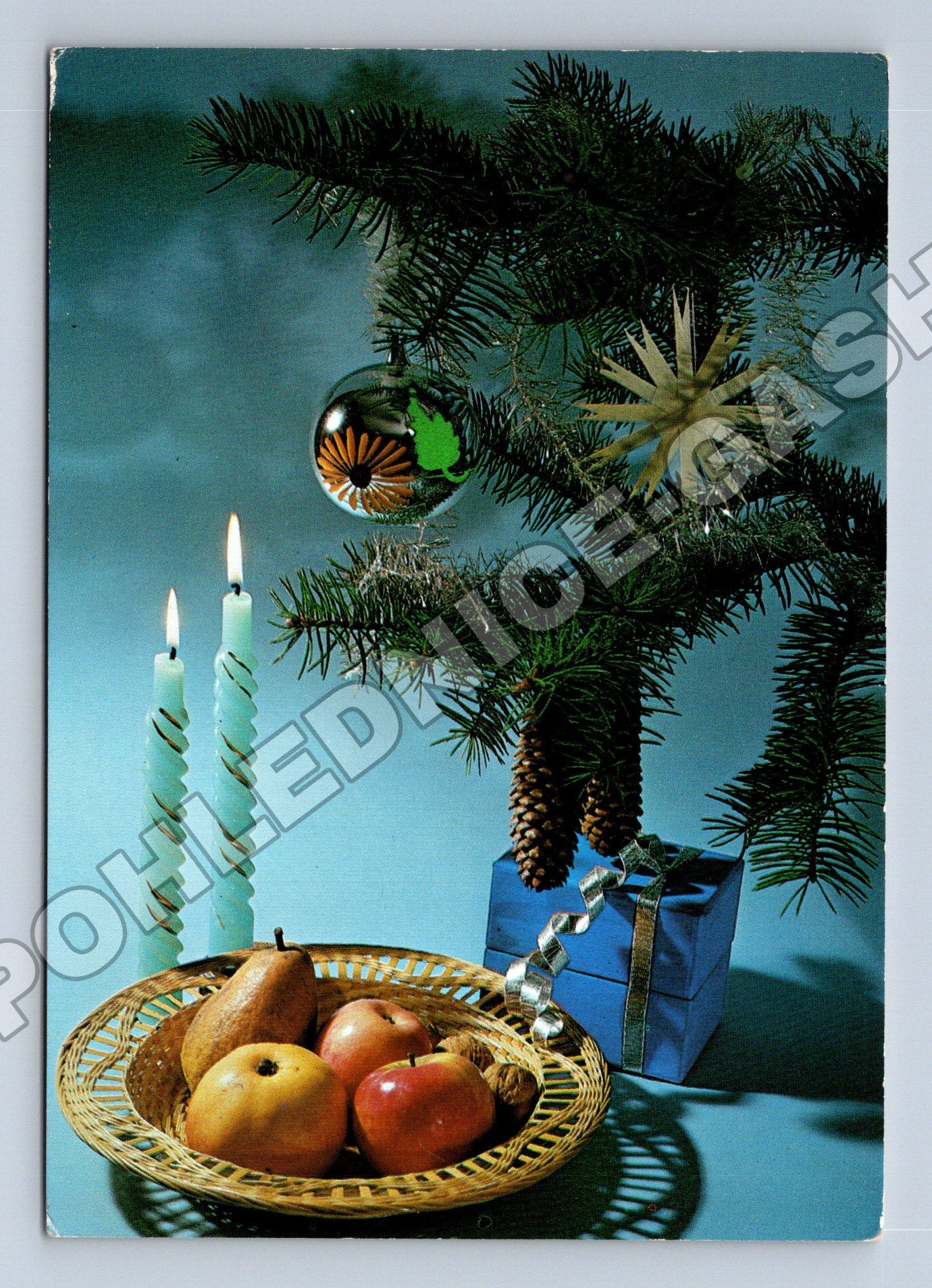 Pohlednice Vánoční zátiší 1987 (M36475)