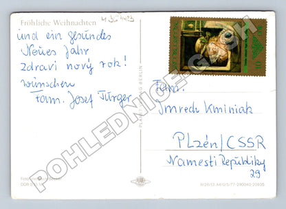 Pohlednice Vánoční ozdoby (M36483)