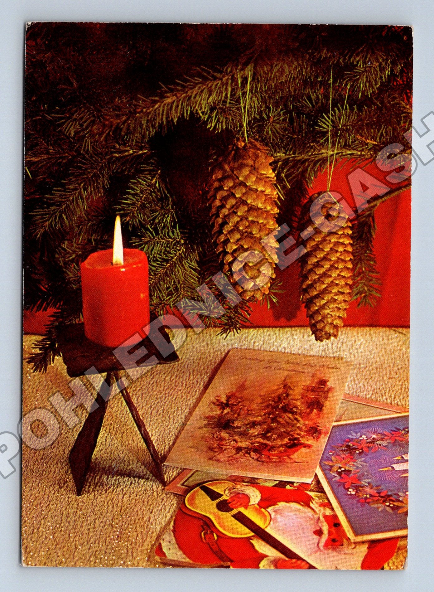 Pohlednice Vánoční motiv 1975 (M36489)