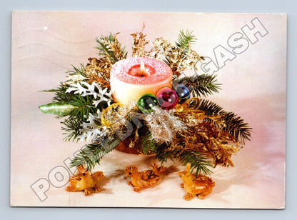 Pohlednice Vánoční aranžmá 1987 (M36509)