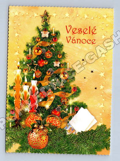Pohlednice Vánoční strom přání Veselé Vánoce 2005 (M36510)