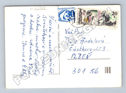 Pohlednice Československo Vánoční cukroví větve 1969 (M36522)