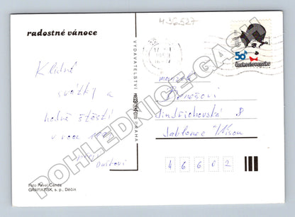 Pohlednice Československo Vánoční zátiší 1991 (M36527)
