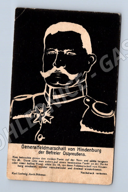 Pohlednice Hindenburg 1914 polní pošta (M3653)