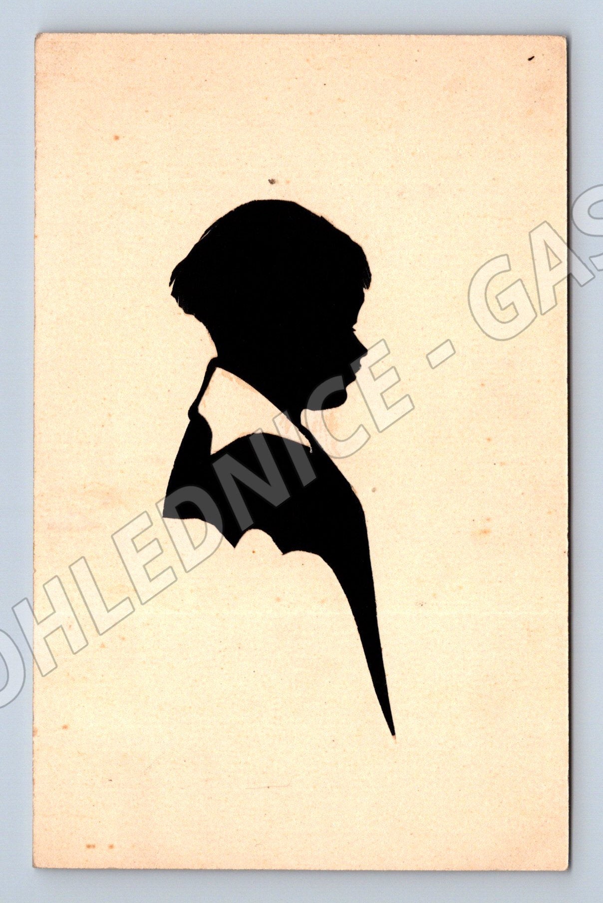 Pohlednice abstraktní silueta (M3654)