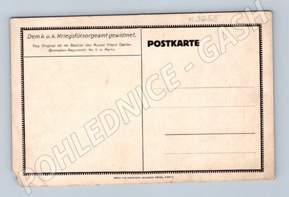 Pohlednice František Josef I kolor podpis (M3655)