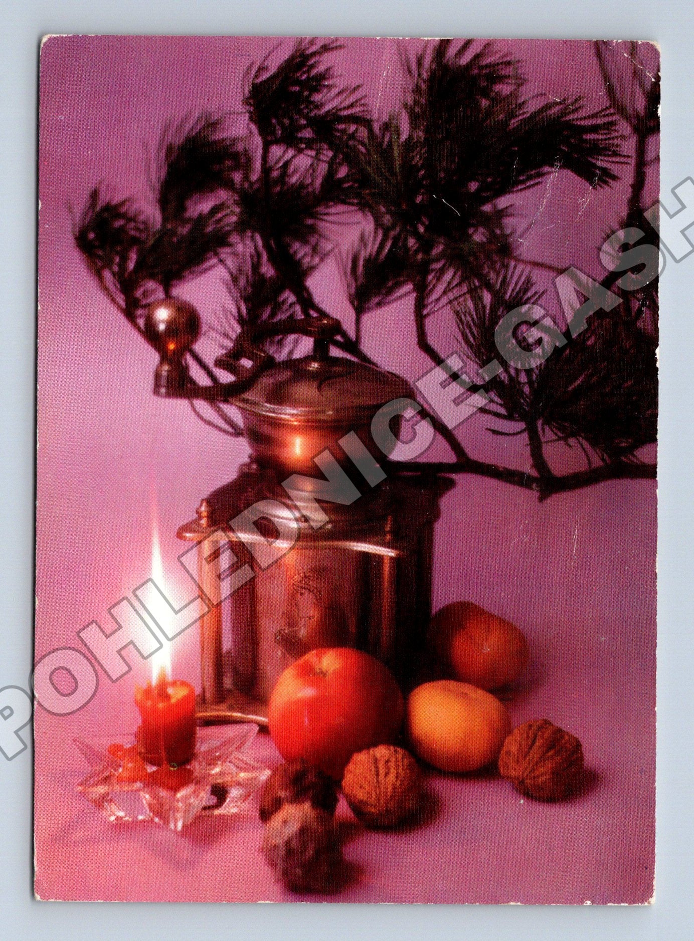 Pohlednice Vánoční zátiší 1980 (M36552)
