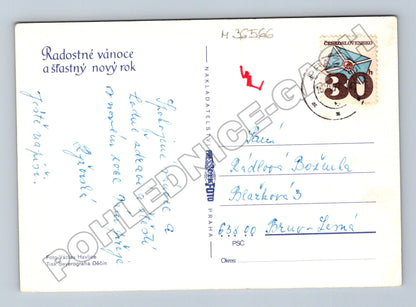 Pohlednice Vánoční zvonek 1968 (M36566)