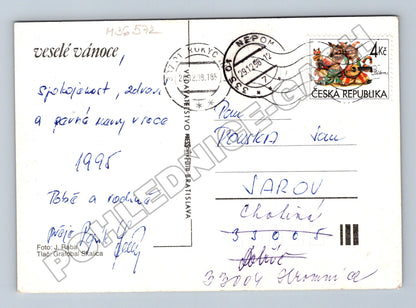 Pohlednice Vánoční zátiší 1998 (M36572)