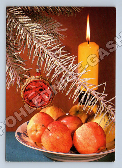 Pohlednice Vánoční zátiší 1987 (M36603)