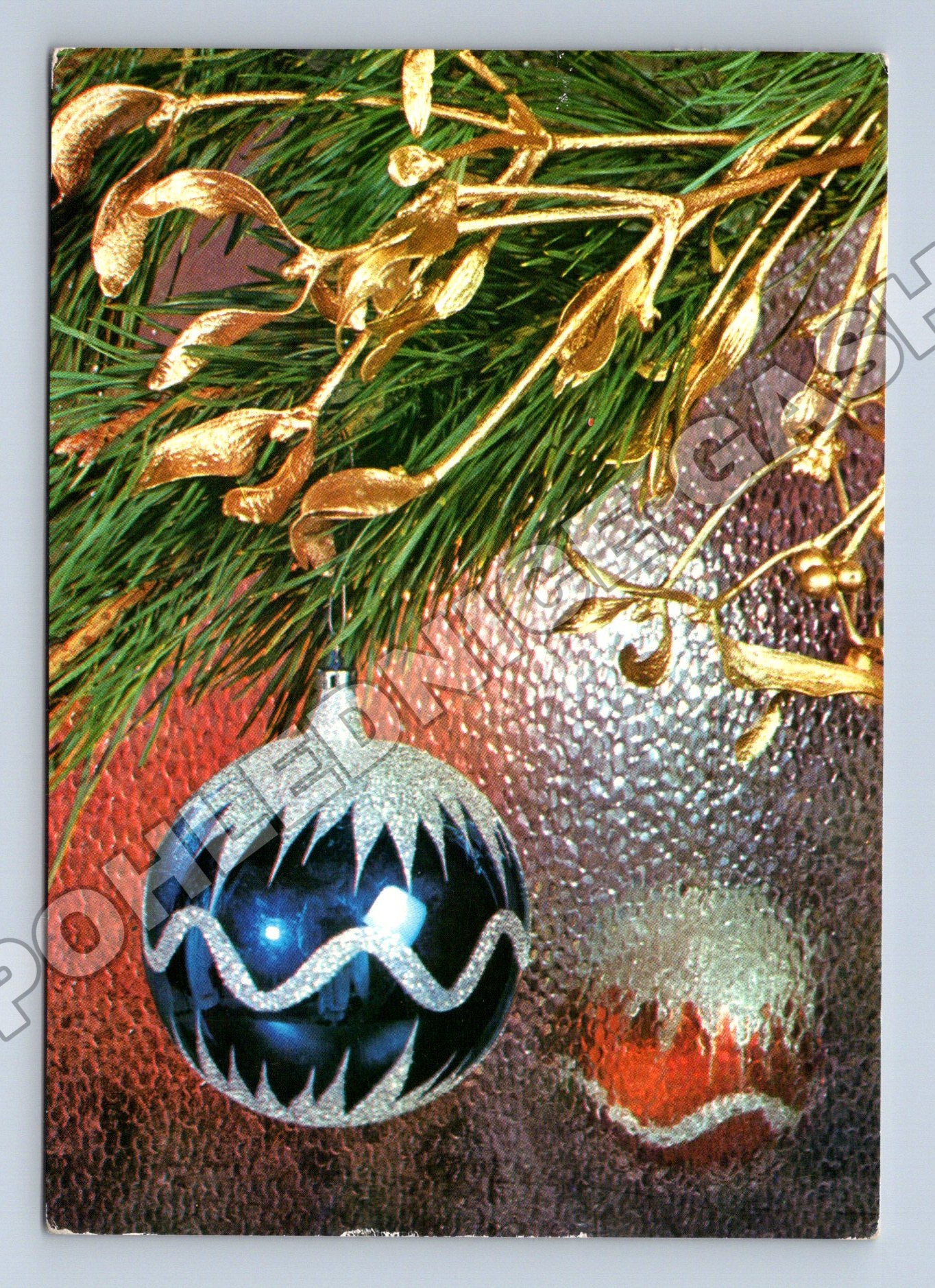 Pohlednice Vánoční motiv 1980 (M36613)