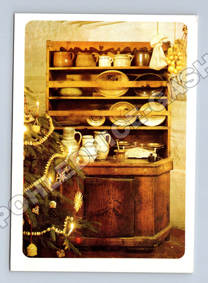 Pohlednice tradiční kuchyně vánoční motiv 1980 (M36615)