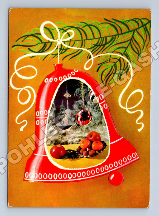 Pohlednice Československo Vánoční novoroční motiv 1970 (M36626)