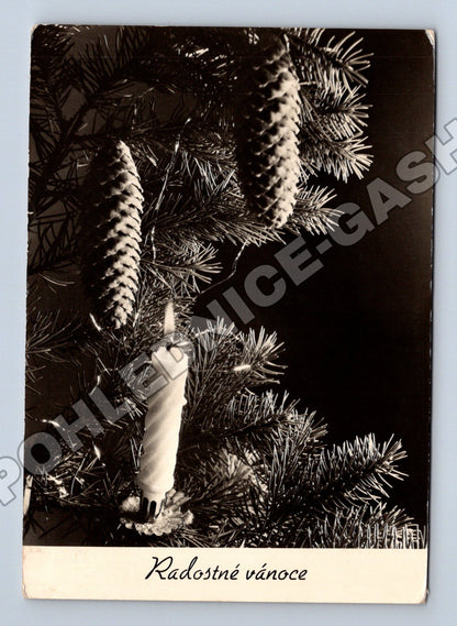 Pohlednice Vánoční motiv 1959 (M36638)