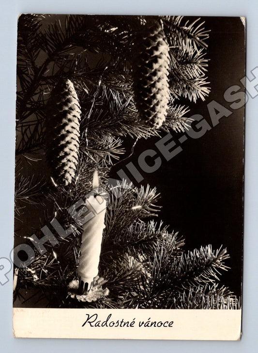 Pohlednice Vánoční motiv 1959 (M36638)