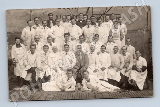 Pohlednice Řezníci jatka Žižkov (M3664)