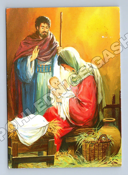 Pohlednice vánoční motiv Narození Ježíše 1997 (M36647)