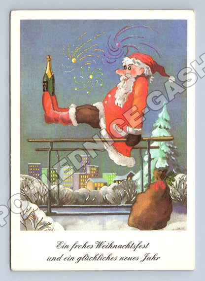 Pohlednice Německo Vánoční motiv Santa Claus 1983 (M36661)