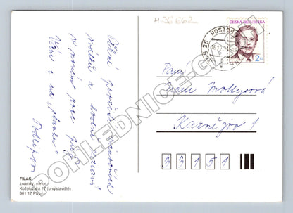 Pohlednice Veselé Vánoce kreslený motiv (M36662)