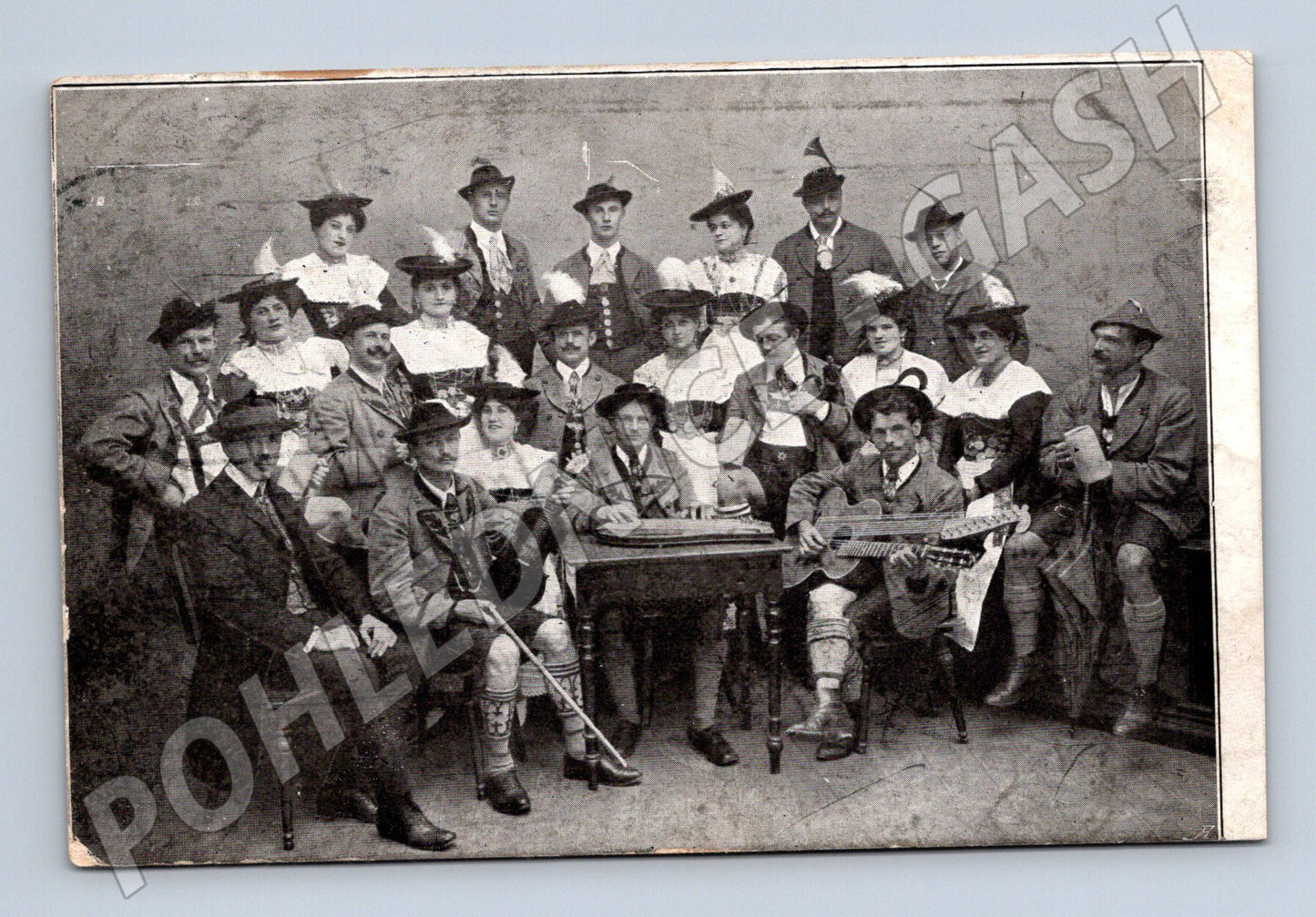 Pohlednice Bavorský kroj Tegernseer Theater (M3667)