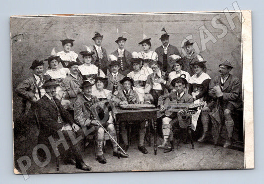 Pohlednice Bavorský kroj Tegernseer Theater (M3667)