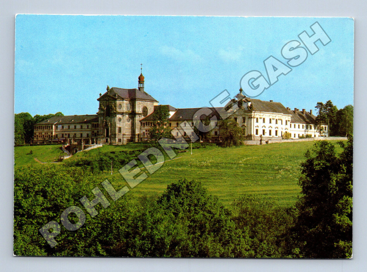 Pohlednice Kuks zámek a hospitál (M36689)