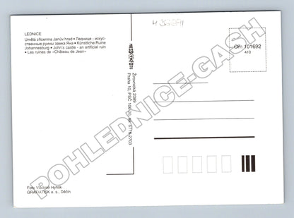 Pohlednice Lednice Janův hrad umělá zřícenina (M36691)