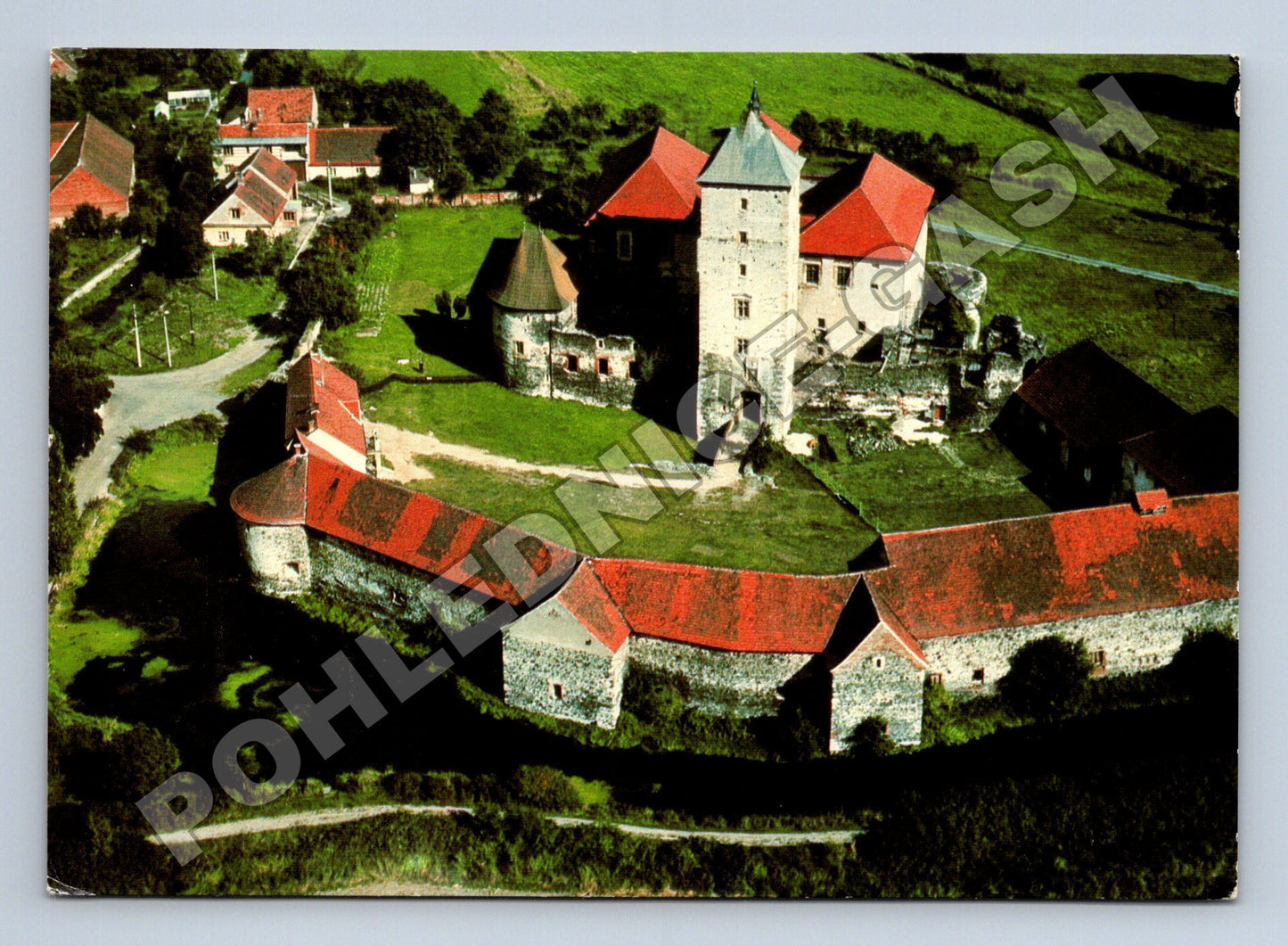 Pohlednice Švihov hrad Švihov letecký pohled (M36695)