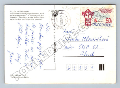 Pohlednice Švihov hrad Švihov letecký pohled (M36695)