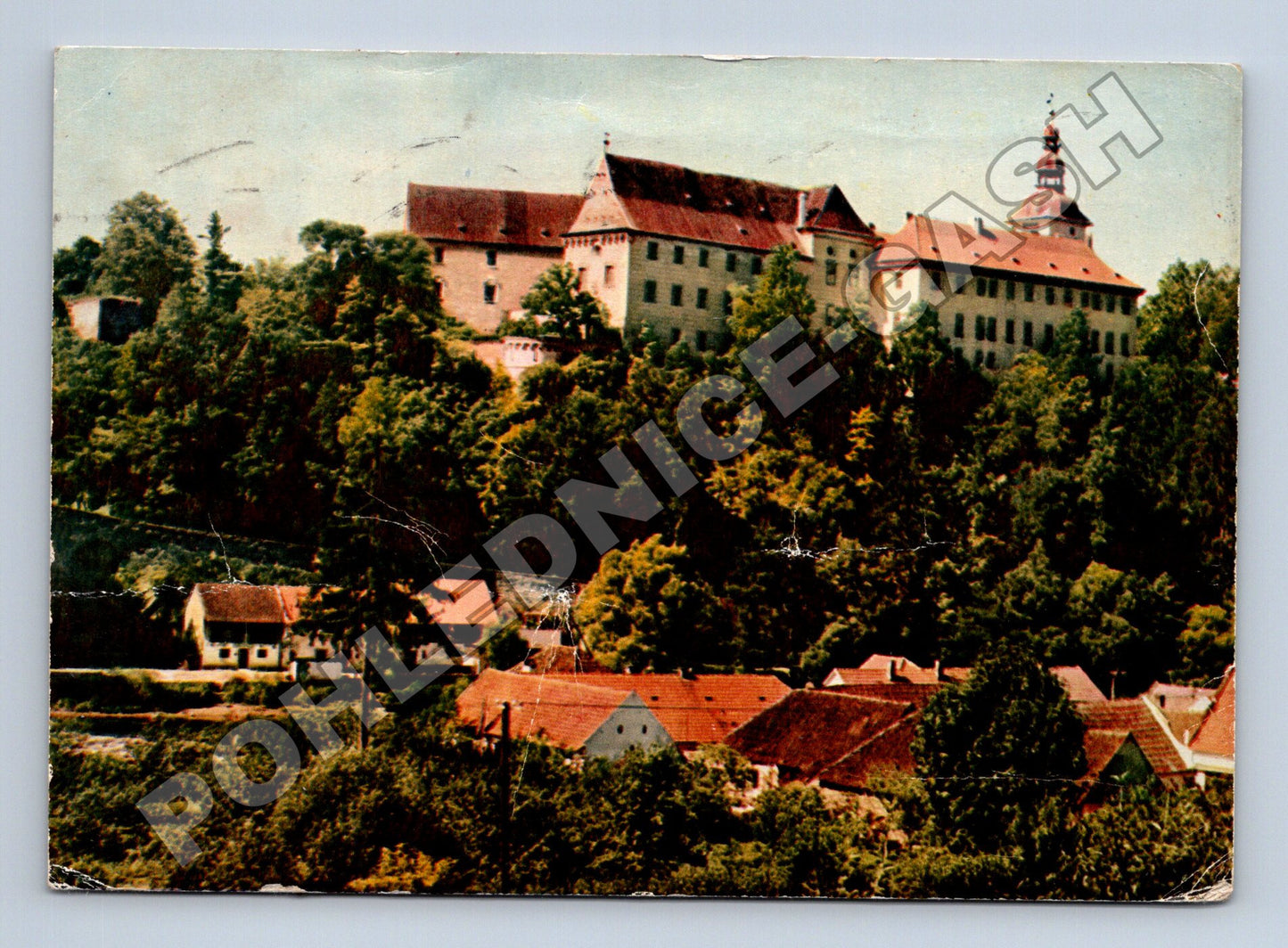 Pohlednice Bechyně zámek 1962 (M36696)