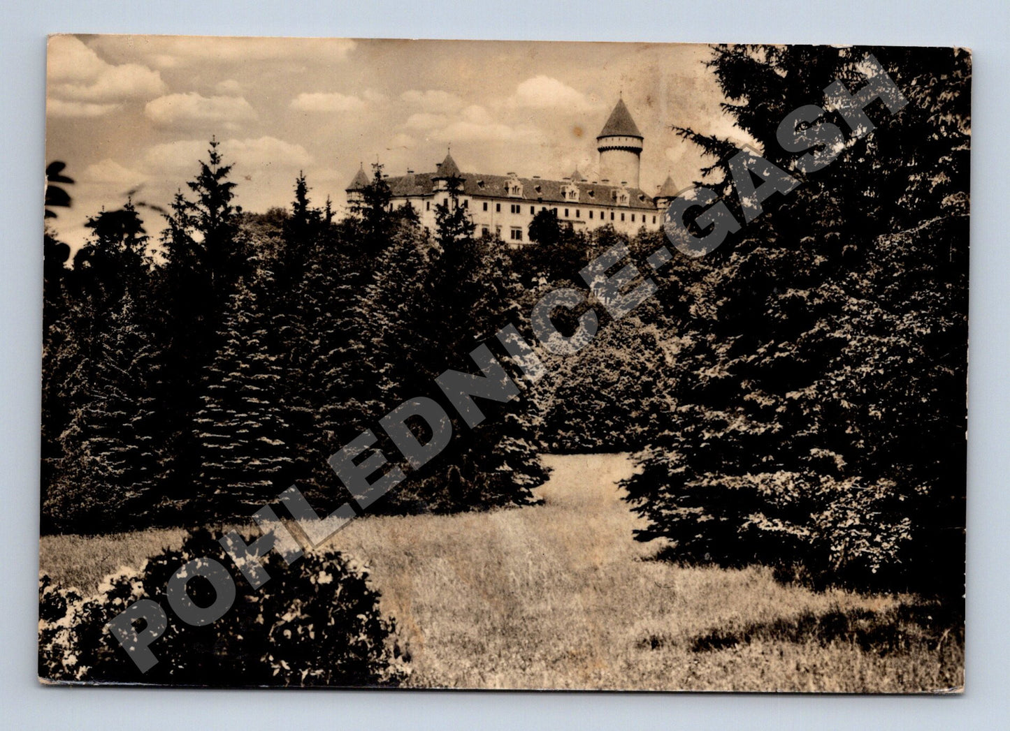 Pohlednice Konopiště zámek 1961 (M36701)