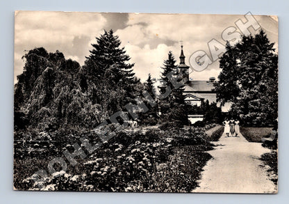 Pohlednice Chrast u Chrudimi zámek a zahrada 1965 (M36705)