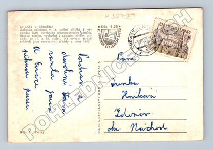 Pohlednice Chrast u Chrudimi zámek a zahrada 1965 (M36705)